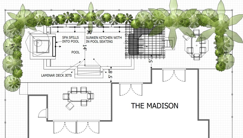 Madison 2-d pool layout